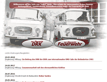 Tablet Screenshot of drk-ddr.de